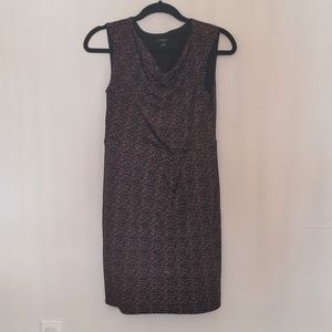 Ann Taylor, 2P, black and red cocktail dress